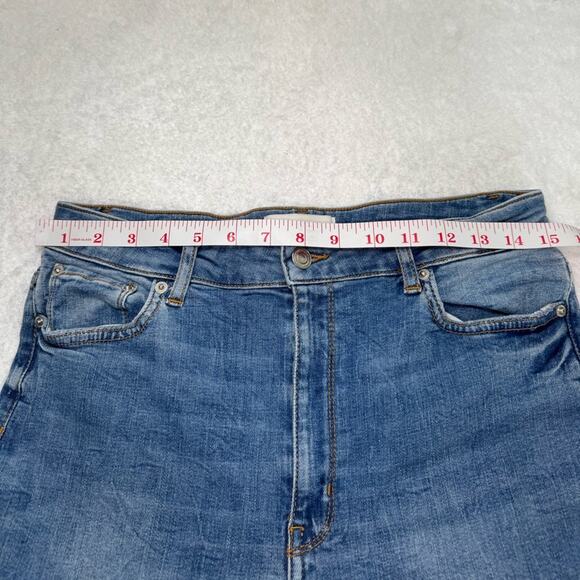 Zara Flare High Waisted Jeans Size 12 - Picture 8 of 10